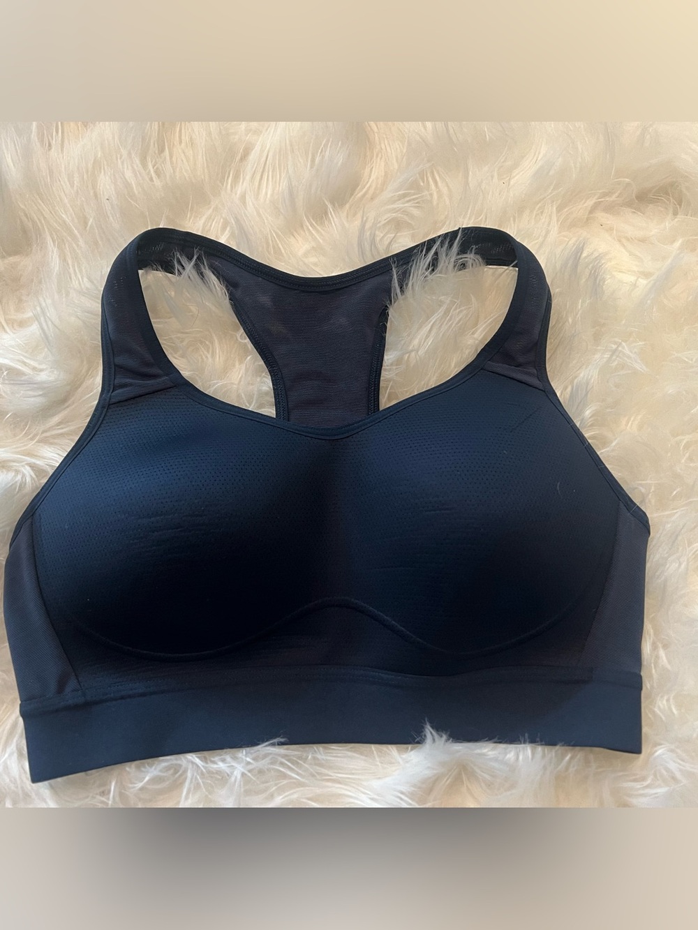 Gymshark navy Racerback Support Sports Bra